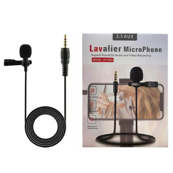 Lavalier Clip On Microphone 3.5 Aux Microphone - Lavalier"