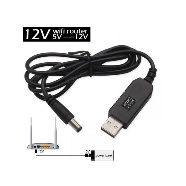 Cable For Fan Wifi Router Dongle Antenna, Satellite TV Receiver, Phone, ADSL, Fiber, Power Bank,"