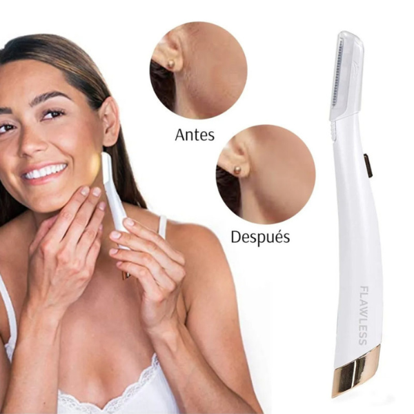 Finishing Touch Flawless Dermaplane Glo Lighted Facial Exfoliator"