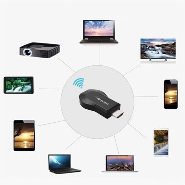 AnyCast M2 plus 2.4G HDMI Dongle for TV Plug and Play"