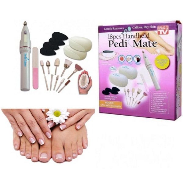 Pedi Mate 18pcs Handheld"