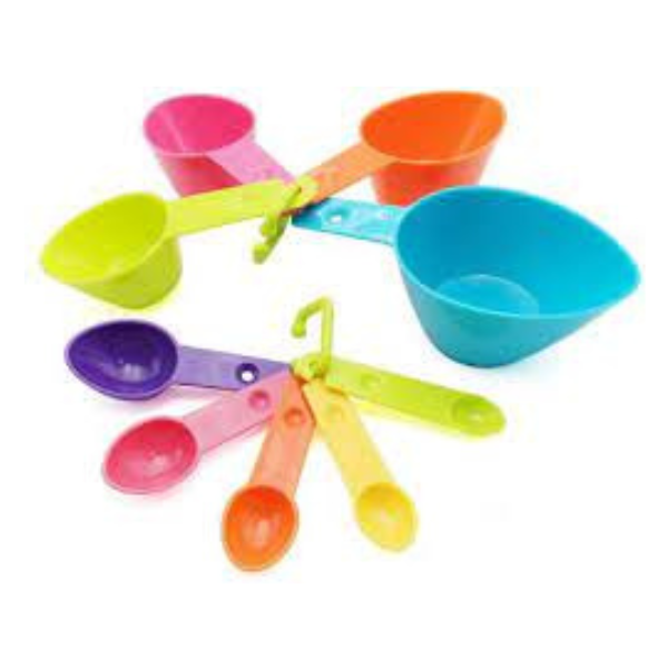 Measuring cup and spoons"