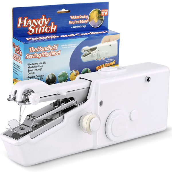 Mini Sewing Machine Hand Held Portable Handy Stitch SCR"