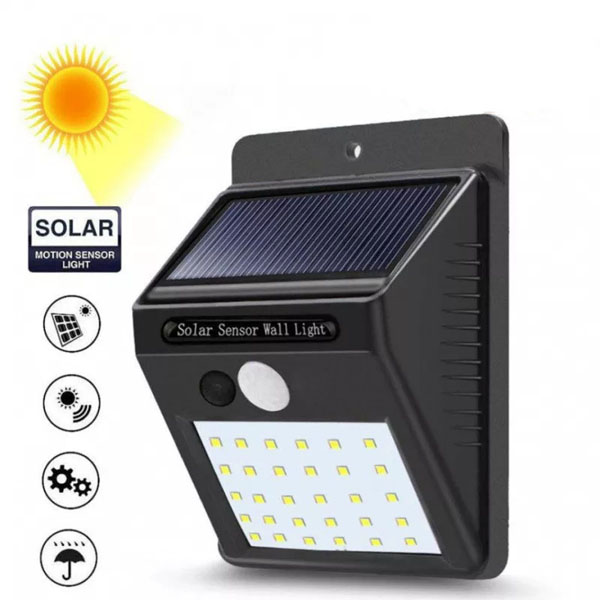 Solar Powered LED WallLight 20LED"