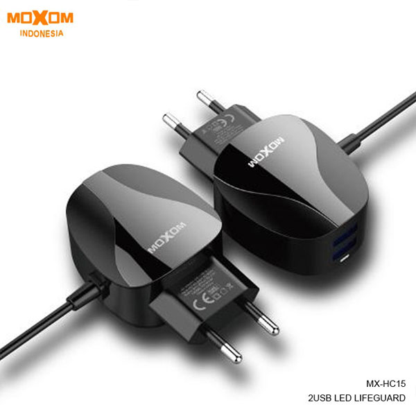 MICRO CHARGER MOXOM 2A-3 MX-HC15 2USB"