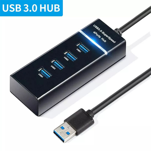 HIGH Speed USB 3.0 Hub 4 Port 5Gbps USB Hub"