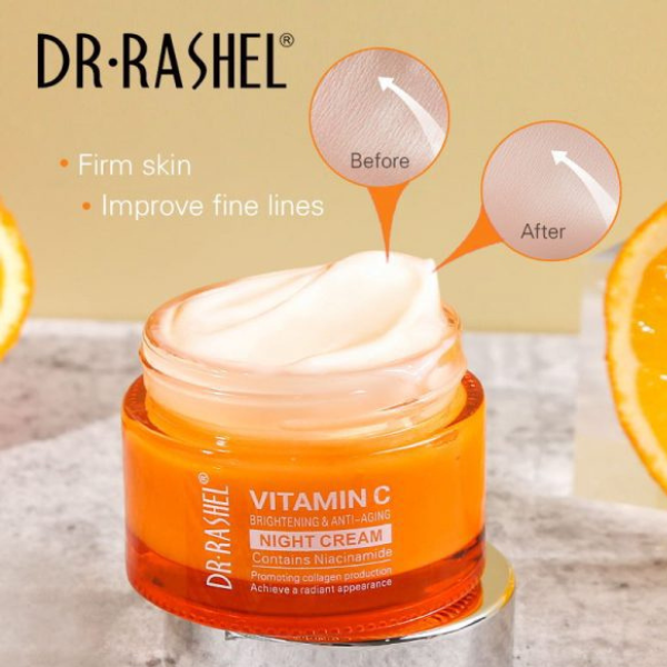Dr.Rashel Vitamin C Brightening and Anti-Aging Face Night Cream 50g"