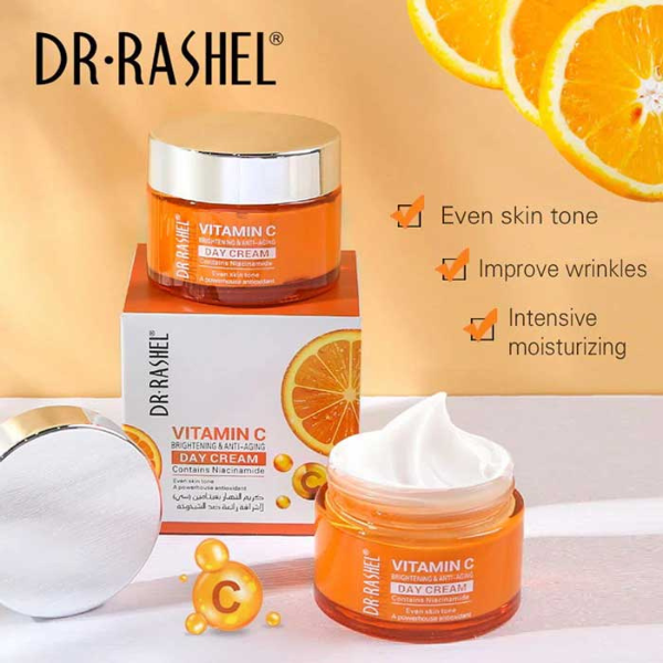 Dr. Rashel Vitamin C Brightening and Anti-Aging Day Cream 50g"