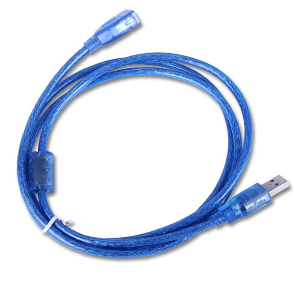 USB Extension Cable Male to Female Fast Speed Blue 1.8m"