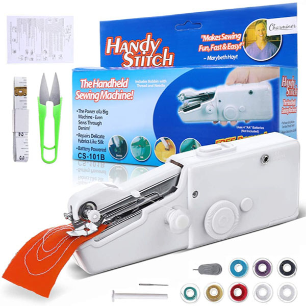 Mini Sewing Machine Hand Held Portable Handy Stitch SCR"