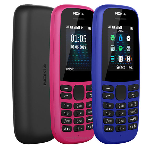 Nokia 105 (2019) Dual 4th Edition - Original, Affordable, and Durable Mobile Phone"