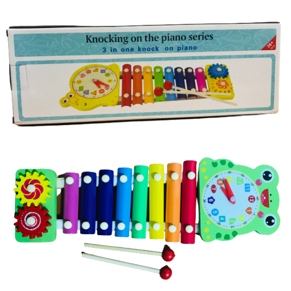 Knocking on the Piano Series 3-in-1 Baby Toys - Interactive and Developmental Toys for Infants and Toddlers"